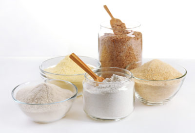 Protein content is the primary difference in various flours.