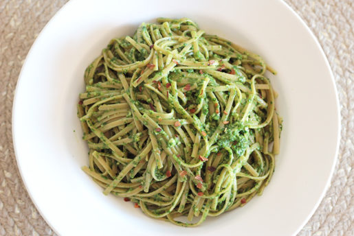 Kale Pesto + Linguine