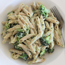 Pesto + Ricotta + Roasted Broccoli Penne