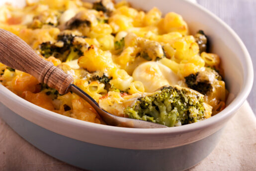 One Pot Broccoli Mac + Cheese