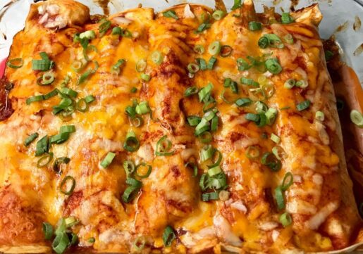 Veggie + Chicken + Black Bean Enchiladas