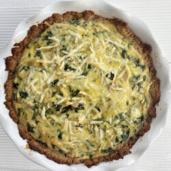 Spinach-Artichoke Quiche